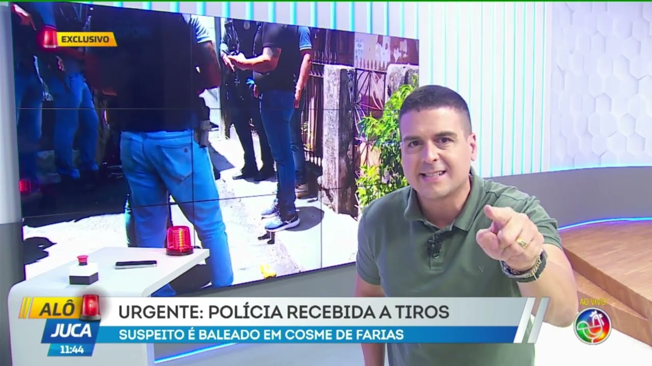 Troca de tiros com baleado em Cosme de Farias