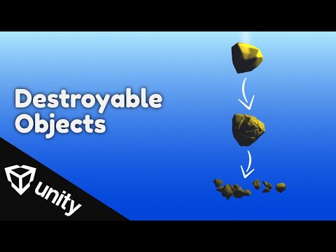 Destroyable Objects in unity | GMGStudio