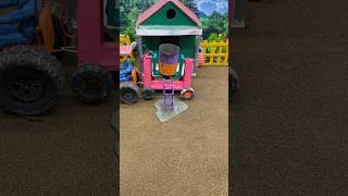 Amazing Mini Tractor Concrete Mixer at Home #jcb #minisatisfying #constructionchannel #diy