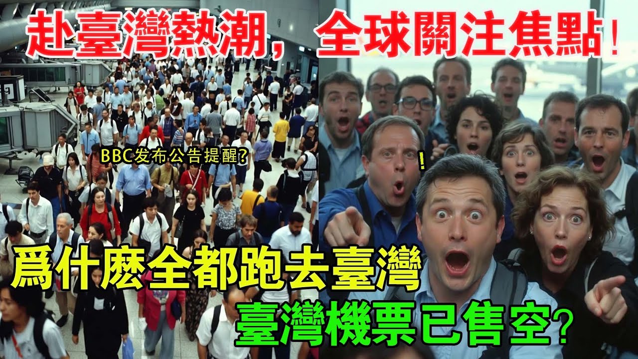 桃園機場入境大亂!一天20萬人飛往台灣...全世界震驚的真正原因...
