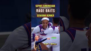 SOPHIE CUNNINGHAM RAGE BAITS DEWANNA BONNER INTO LOSING HER MIND!! 😂👉🏽🤬 #fyp #trending #viral #wnba