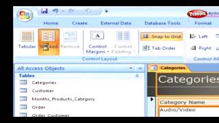 Layout View || Microsoft Access Tutorial for Beginners || ACCESS  Presentation