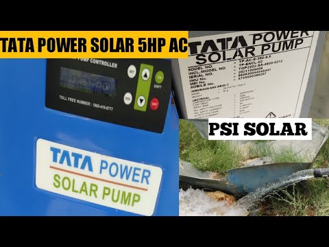 Tata power solar 5hp ac | water pump| PM KUSAM | TAMIL| PSI SOLAR ?????????