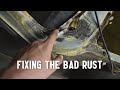 HOW TO FIX WINDOW RUST ON A VW MK1 PART 1 || BUDGET 2L 8V CITI GOLF RACECAR | EP.6