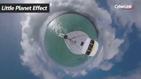 CyberLink PowerDirector | How to Use View Designer to Create Little Planet Effect from 360 video