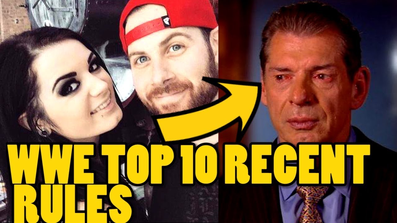 Top 10 Recent Rules WWE Wrestlers Have To Follow in 2018 - YouTube