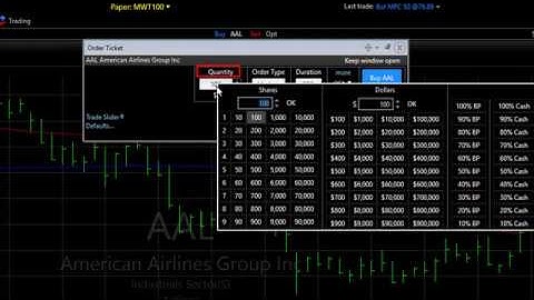 TC2000: How to Buy a Stock Using a Market Order