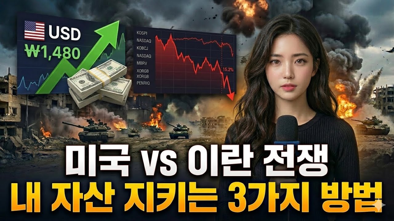 미국 이란 전쟁 주식 대응 전략📉ㅣ코스피 코스닥 전쟁수혜주(방산주, 에너지주), 미국 주식 나스닥, 비트코인, 금 달러 ETFㅣ주식 재테크 이야기