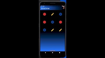 Tik-Tak-Toe Game made with Flutter