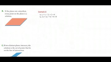 Intersection of Two Planes Part 1