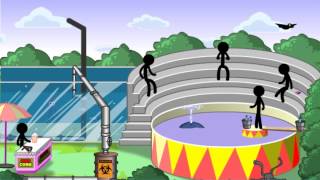 Causality Aquarium (Стикмен: аквариум) - прохождение игры