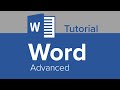 Word Advanced Tutorial