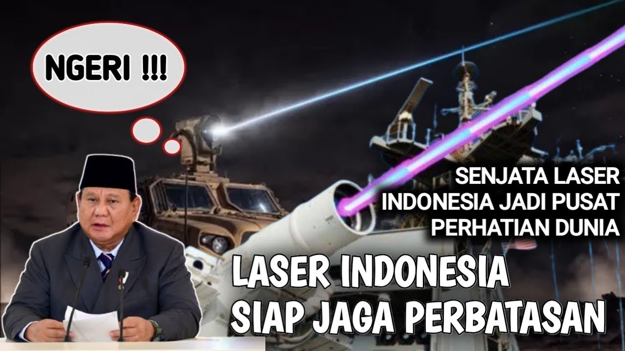 Senjata laser buatan Indonesia membuat dunia internasional tercengang