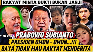 Viral, Warganet Berharap Semoga Kepemimpinan Prabowo segera berakhir, Kecewa hanya Omon-omon saja