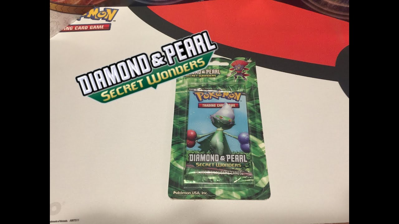 Opening a Pokemon Diamond & Pearl Secret Wonders Booster Pack!