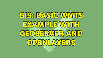GIS: Basic WMTS example with GeoServer and OpenLayers