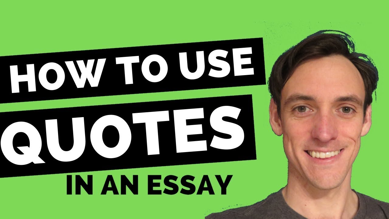 how to find essay quote