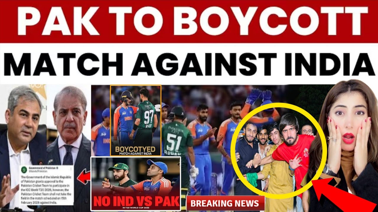 PAKISTAN BOYCOTTS INDIA MATCH IN T20 WORLD CUP | PAK PUBLIC REACTION 
