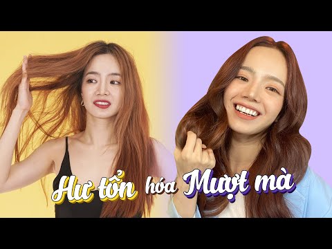 Quy trình 7 bước PHỤC HỒI TÓC TẨY NHUỘM hư tổn khô xác xơ | HAPPY SKIN