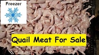 How to store quail meat