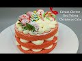 #Cream Cheese Red Velvet Christmas Cake#奶油奶酪紅絲絨裸蛋糕