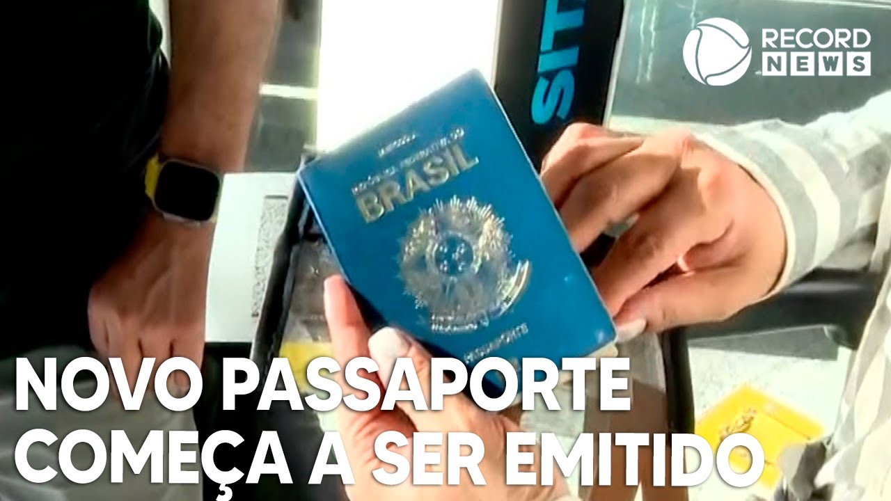 O Brasil começa a emitir o novo passaporte a partir de hoje