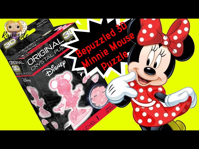 Minnie Crystal Blocks Quebra-Cabeça 3D Disney