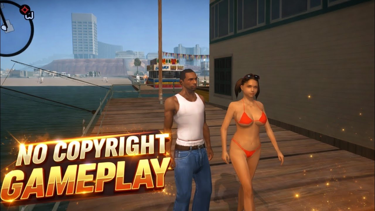 GTA SA Free for Creators – No Copyright Gameplay (Rain Mod) 4K Ultra Smooth