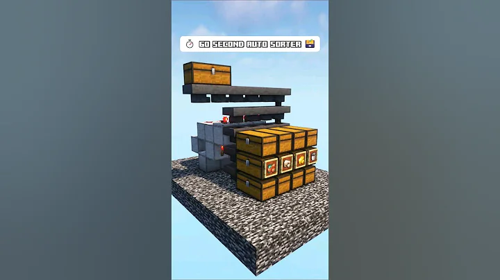 Minecraft Auto Sorter | 60 Second Easy Tutorial