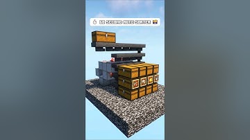 Minecraft Auto Sorter | 60 Second Easy Tutorial