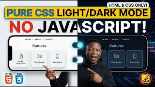 How to Create a Dark Mode Toggle With Only HTML and CSS ( No JavaScript! )
