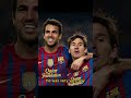 "Cesc Fàbregas on Young#Messi  ‘I Thought I Could Take the Ball, But It Was Impossible!’ 🌟🐐" #shorts