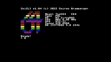 MiSTer (FPGA) C64: ChiCli v1.04 (Testing Detect Model from MiSter FPGA C64 Core)