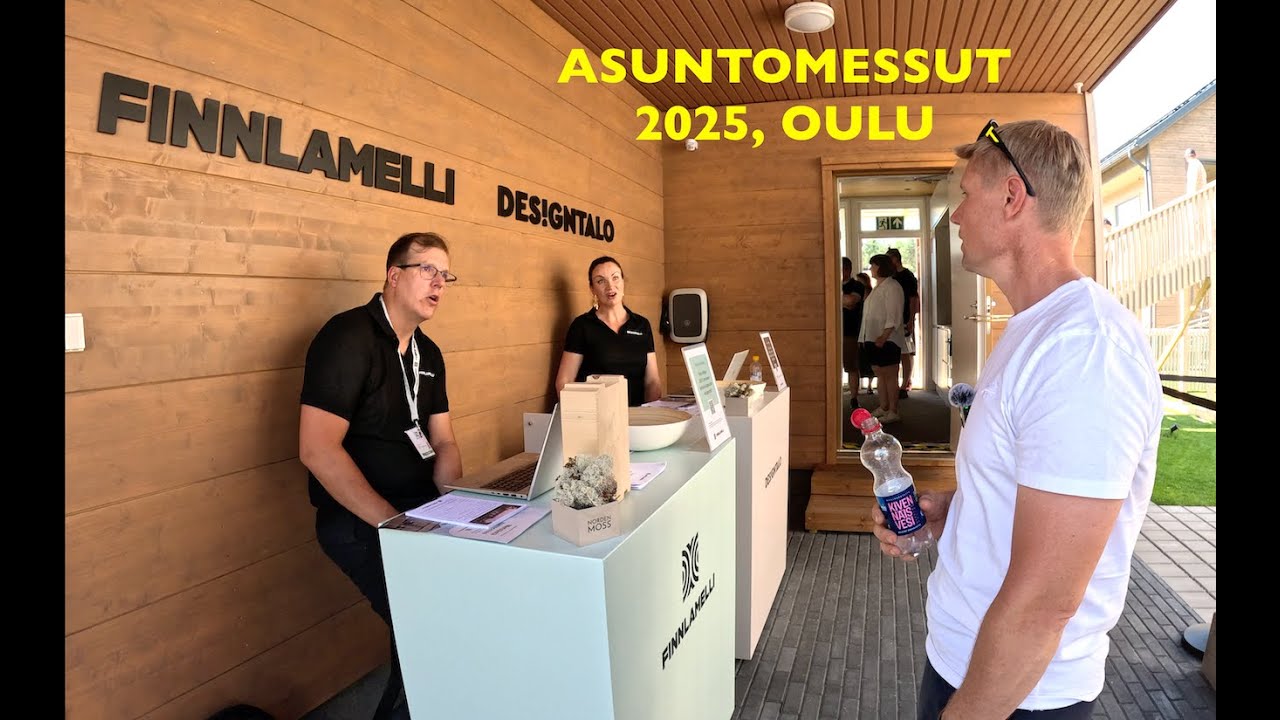 Oulun Asuntomessut 2025 feat Akujelppi. Mukana Finnlamelli haastattelu. 