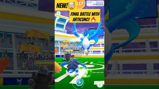 Final Battle Articuno vs Charizard 🤯🔥 Don't Miss It! 🔥Pokémon Go. #pokemongo