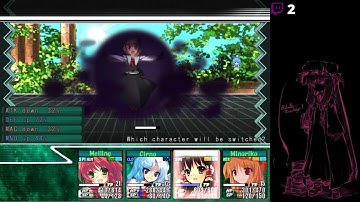 Labyrinth of Touhou - Rumia boss fight