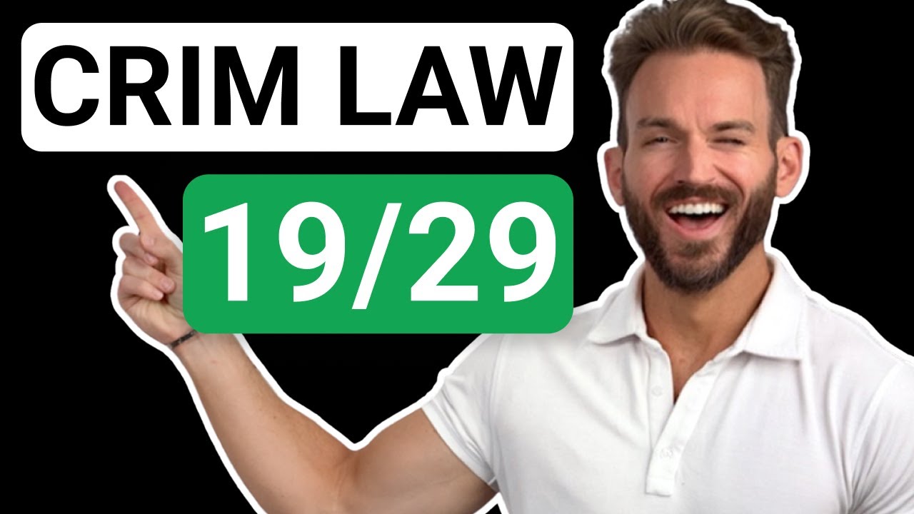 Criminal Law: Conspiracy (Part 1) — Common Law Elements (Inchoate Offenses) [LEAP Preview]