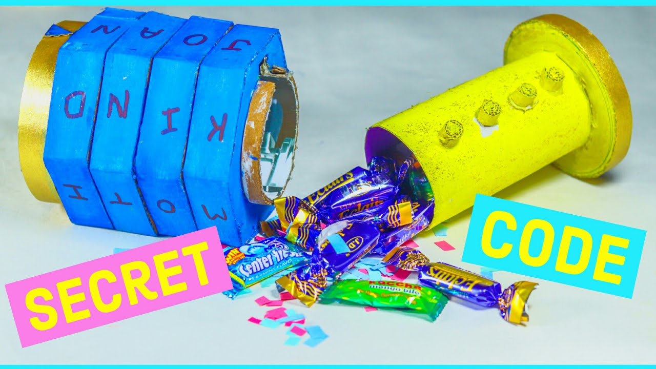 diy secret box easy with lock. // diy secret box easy - YouTube