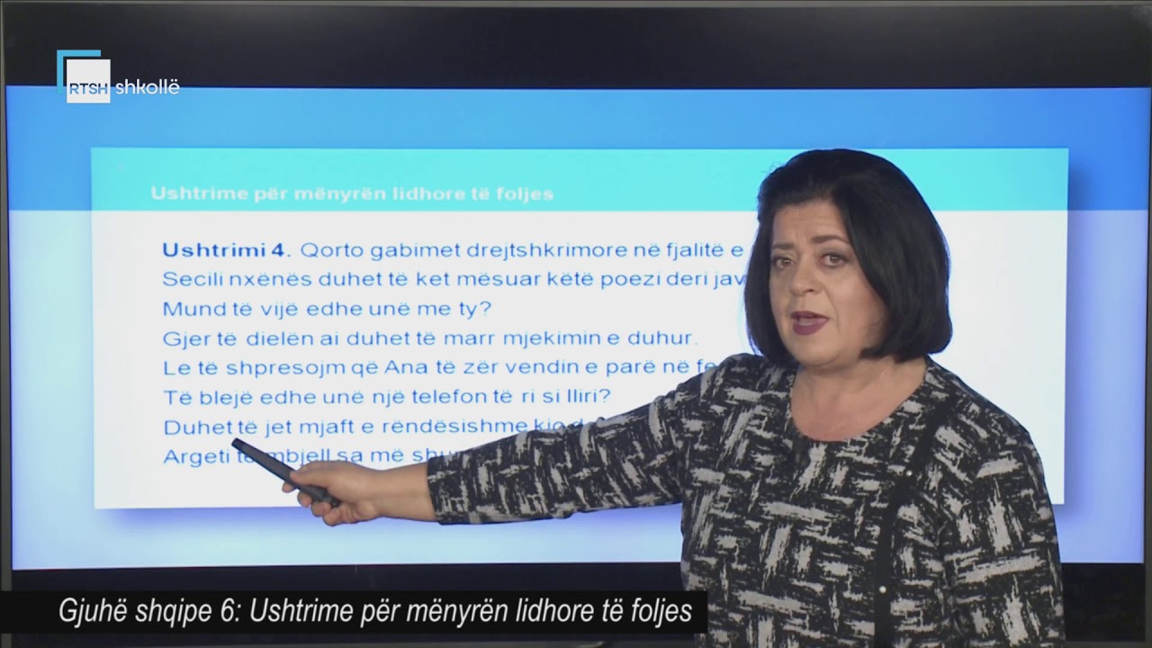 Gjuhë shqipe 6 - Ushtrime për mënyrën lidhore të foljes