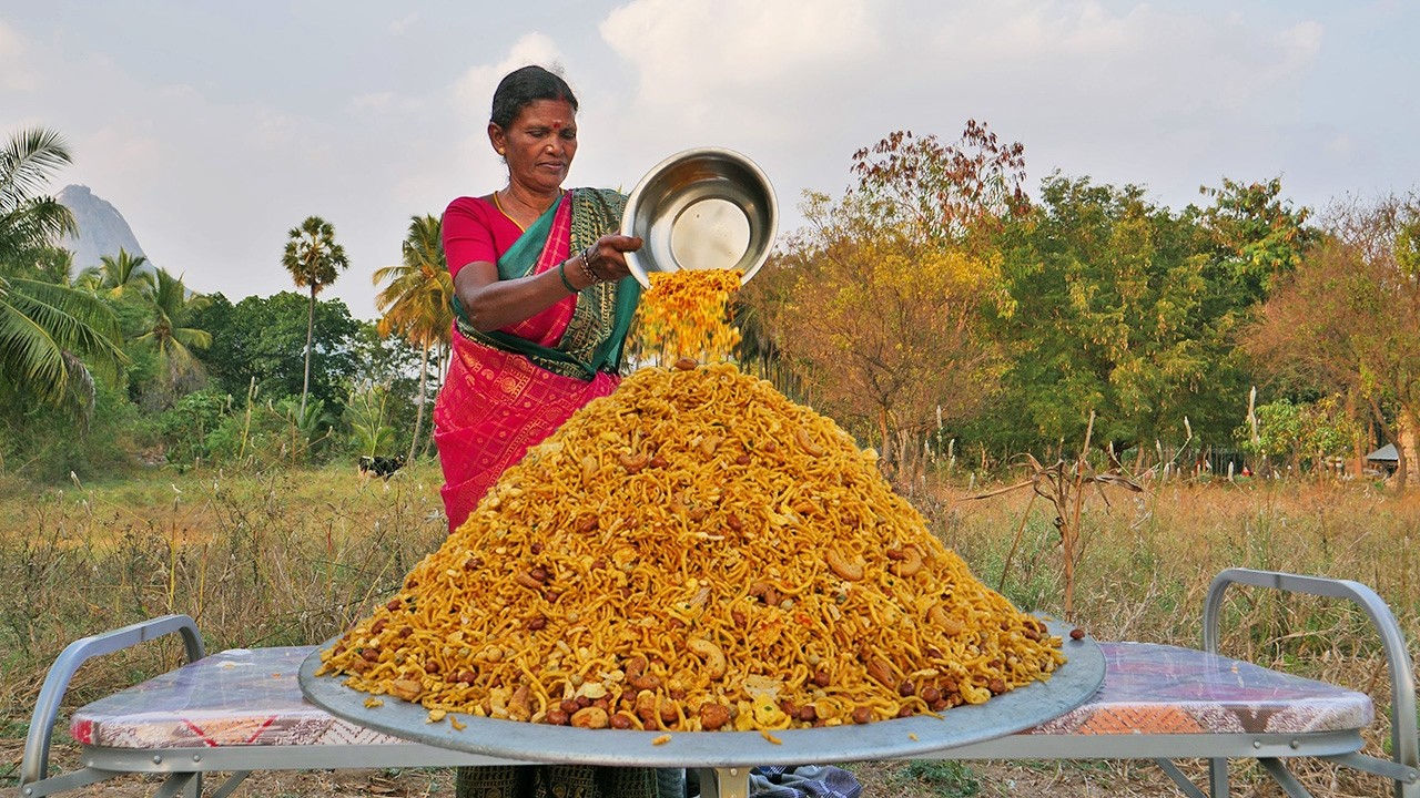 MIXTURE Snack | Ultimate Crunchy Mixture Snack Recipe | Village Style Snacks | Side Dish Recipes