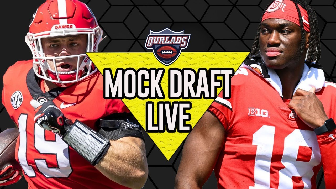 2024 NFL Mock Draft Live: First Round Predictions and Analysis - YouTube