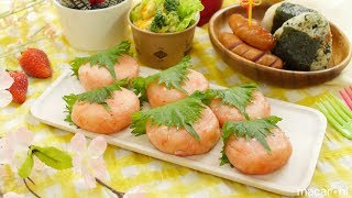 桜えびがふんわり香る！レンジで簡単「桃色いももち」のレシピ・作り方