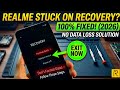 Realme phone ui recovery mode solution || exit recovery mode realme