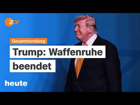 heute 19:00 Uhr vom 08.07.2026 Nato-Gipfel in Ankara, Waffenruhe zwischen USA und Iran beendet