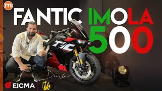 Fantic Imola 500 La Sportiva Per Patente A2 100% Italiana Sfida La Rs457 Di Aprilia Eicma 2024
