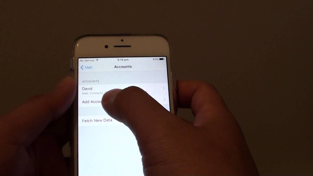 IPhone 7 How To Add Gmail Account YouTube