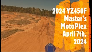 2024 YZ450F at Masters Motoplex April 7, 2024