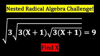 Have you seen such a tricky Nested Radical Question??