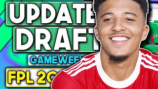 MY NEW FPL TEAM FOR GAMEWEEK 1 | GAMEWEEK 1 DRAFT | Fantasy Premier League Tips 2022/23