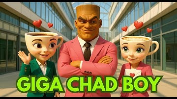 GIGA CHAD TUNG TUNG SAHUR x Sigma Girl | Ballerina Cappuccina Love Story [Sigma Boy Remix]